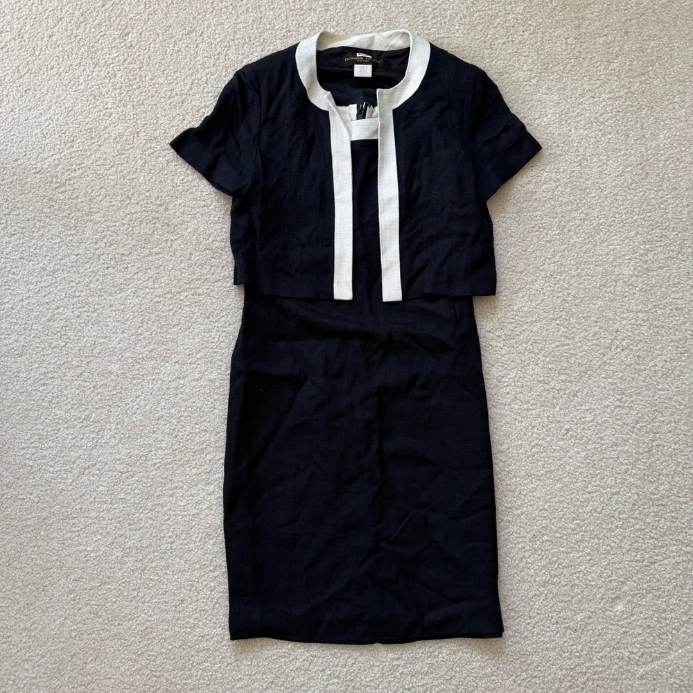 Vintage Donna Ricco dress with matching jacket